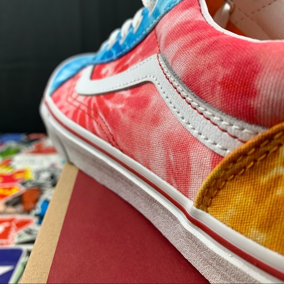 Vans Old Skool Multicolor Tie-Dye Womens Various Sizes - Picture 7 of 12